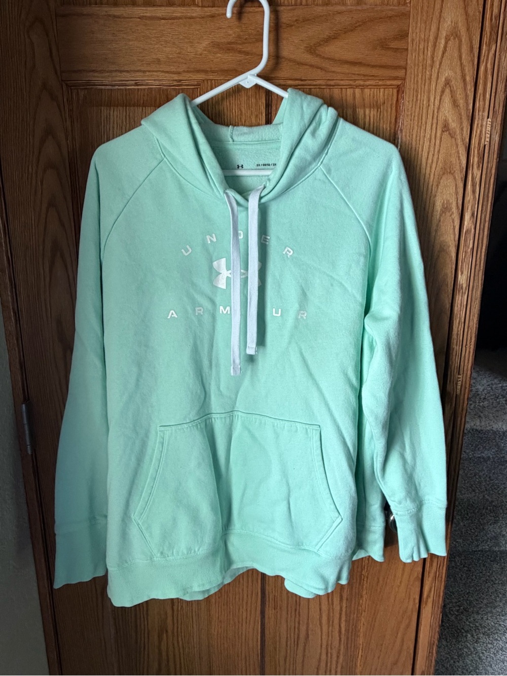 Under Armour Mint Green Pullover Hoodie
